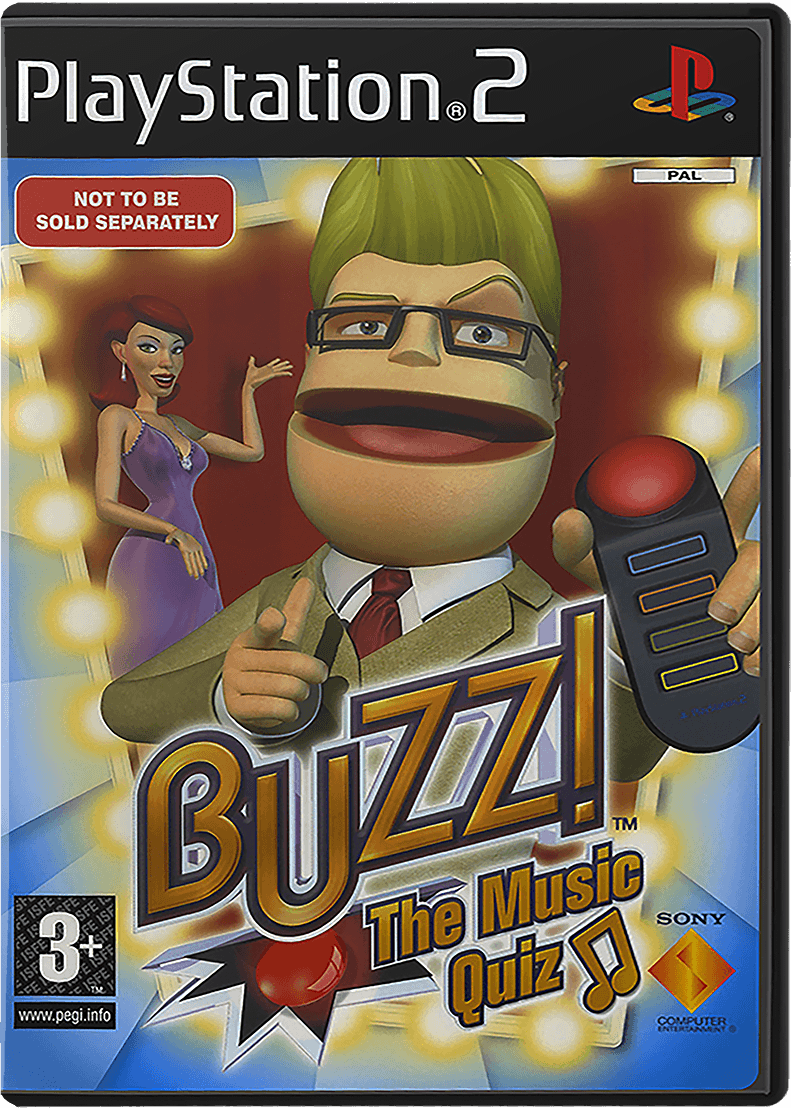 Buzz The Music Quiz box art for Playstation 2
